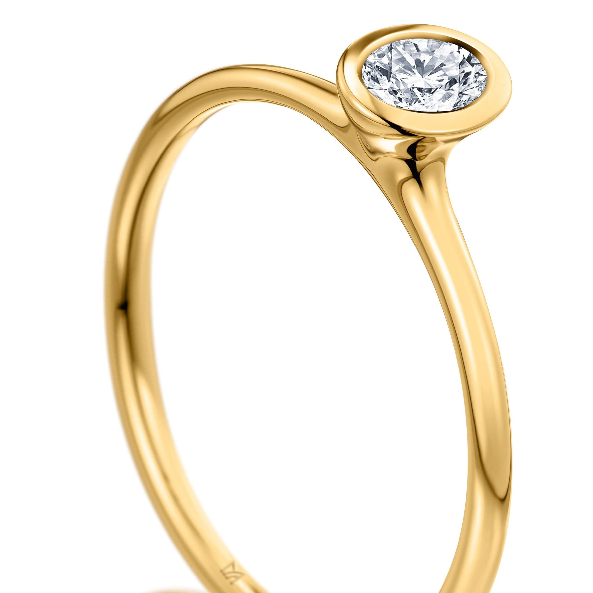 111990130 Verlobungsring in Gelbgold