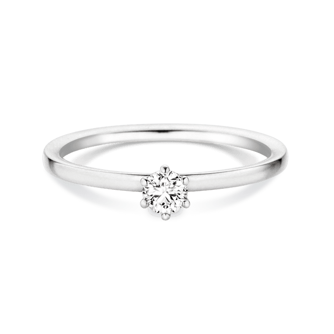 Verlobungsring Weißgold 0,25 ct Ansicht 1