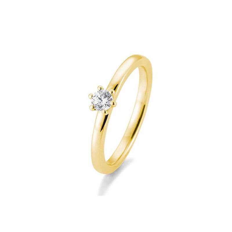 Verlobungsring Solitaire-6er-Krappe