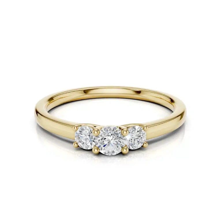 Verlobungsring mit drei von Juwelier Klein