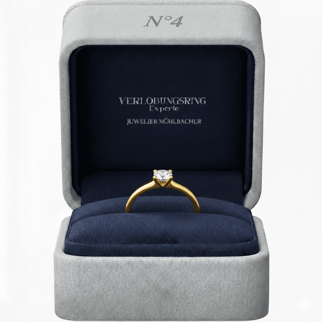 Verlobungringe Solitär Brilliant - Juwelier Mühlbachera
