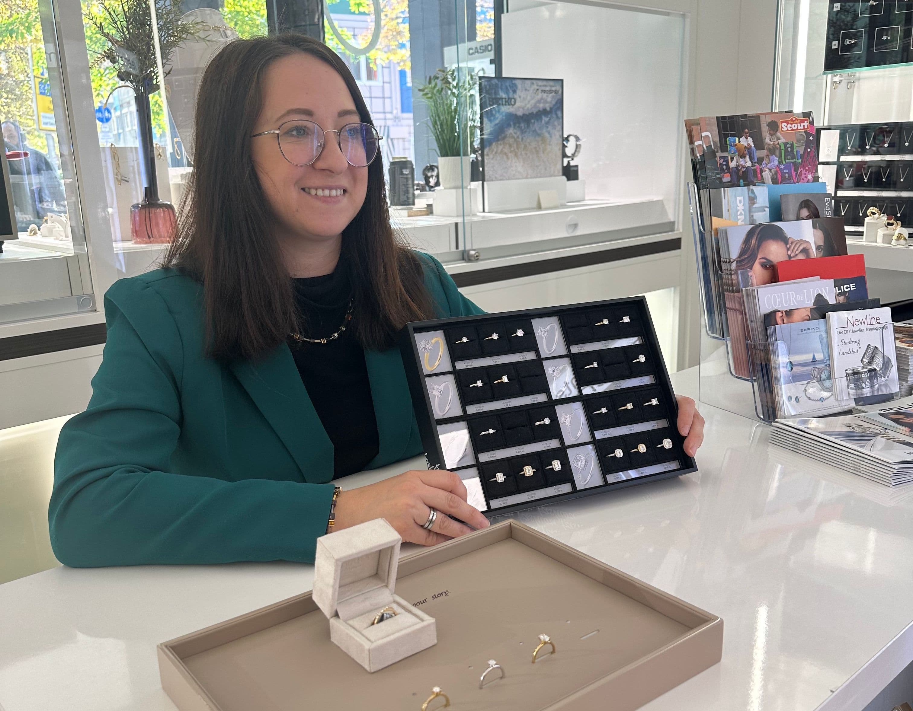 Verlobungsring Beratung Landshut - Persönliche Beratung bei NewLine CITYJuwelier Landshut