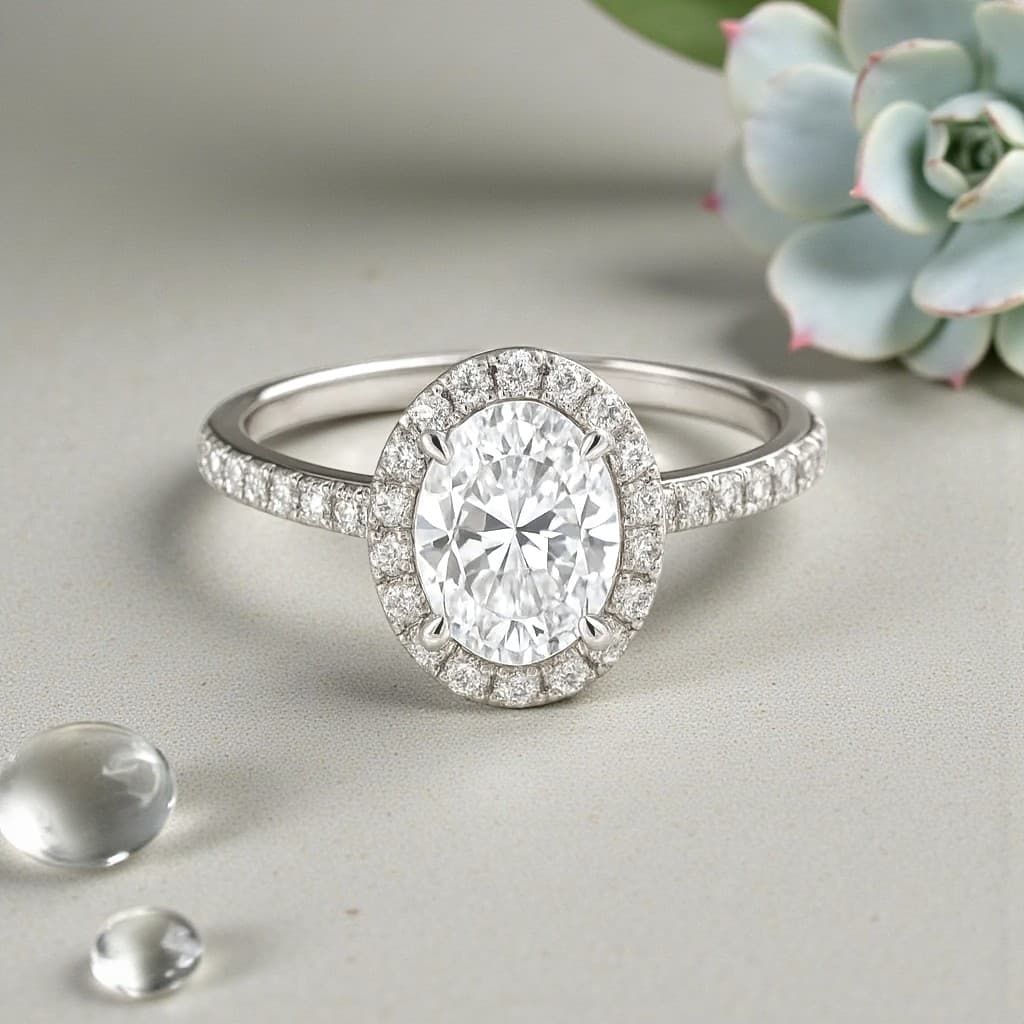 Juwelier Schmidt - Verlobungsring Aurora Halo