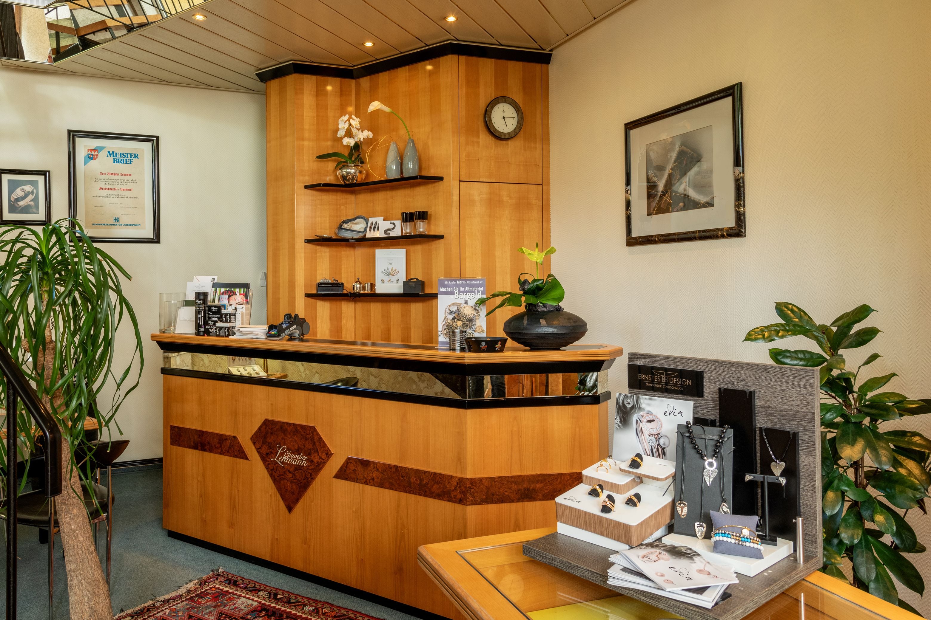 Juwelier Lehmann Kassabereich
