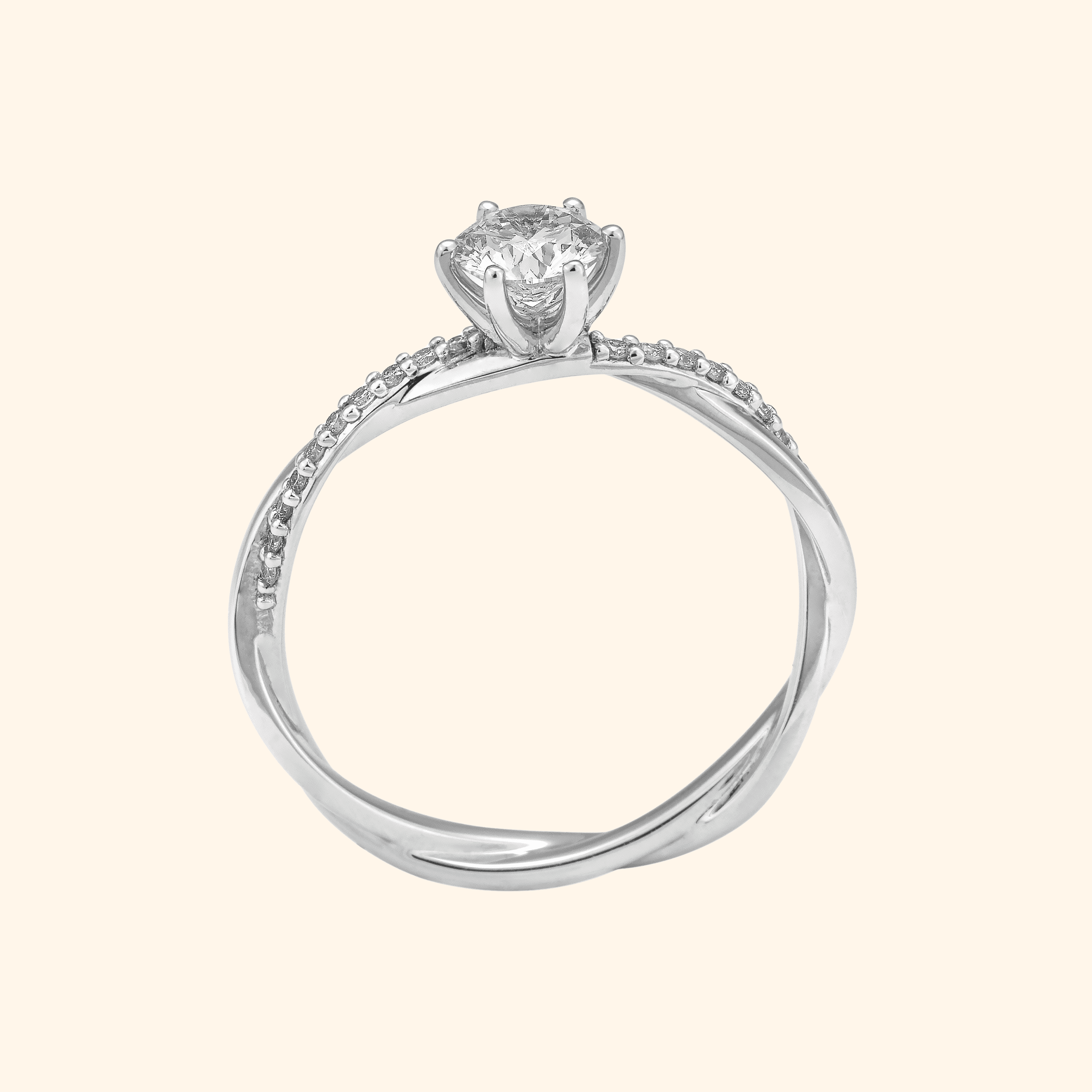 Klassischer Solitär Ansicht 1