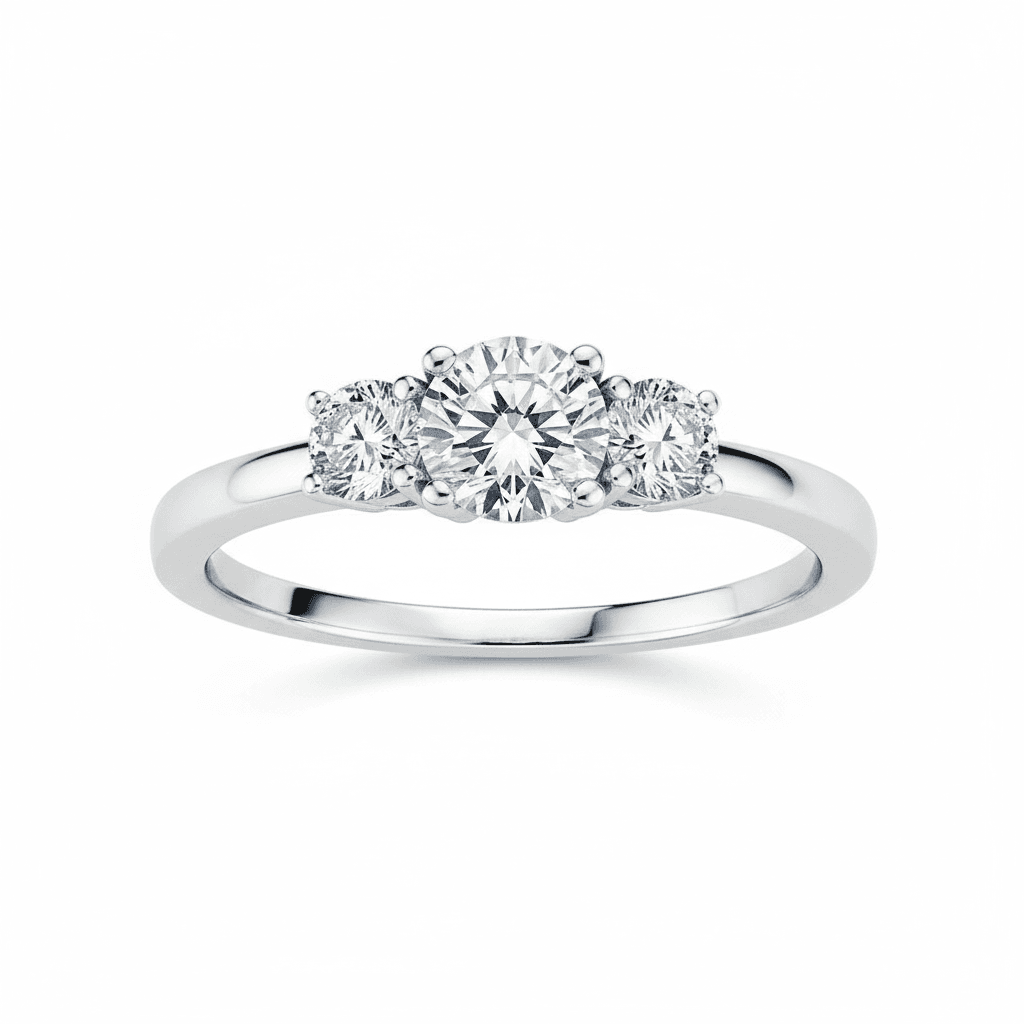 Verlobungsring mit 3 Brillanten von Juwelier Hartung