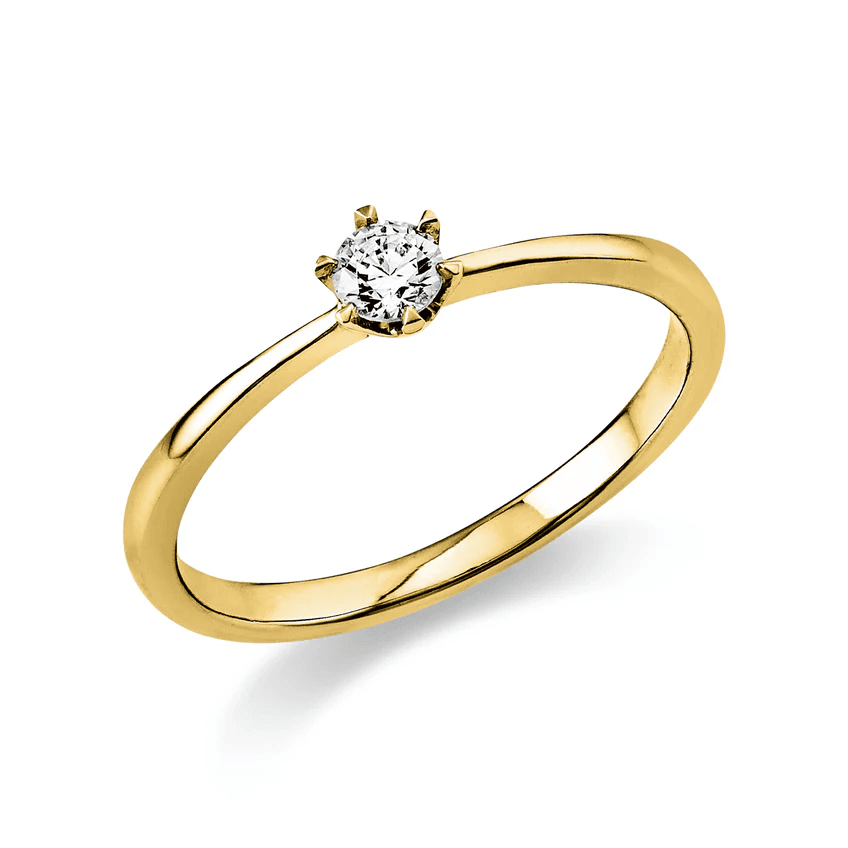 Klassischer Verlobungsring Juwelier Weiss