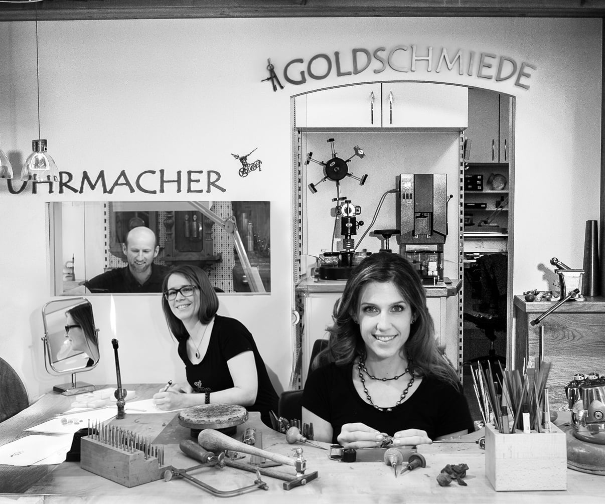 Team Juwelier Wimmer bei der Arbeit