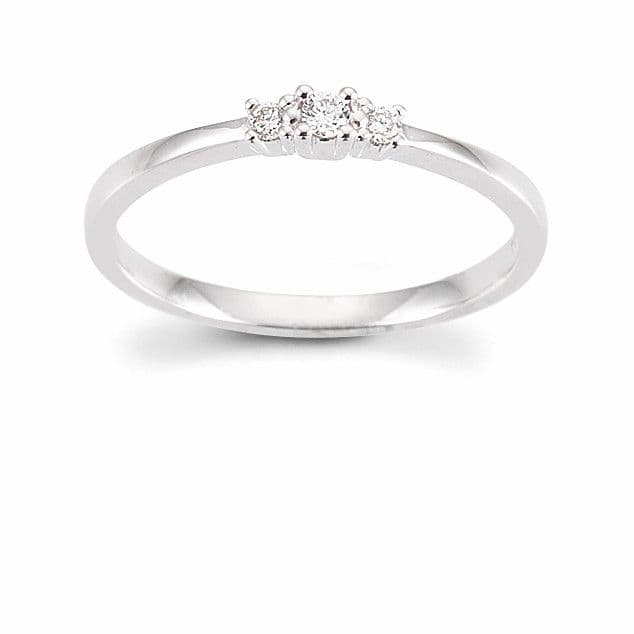 Verlobungsring mit 3 Brillanten von Juwelier Endres