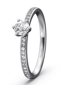 Verlobungsring Pavé Solitär - Juwelier Reich