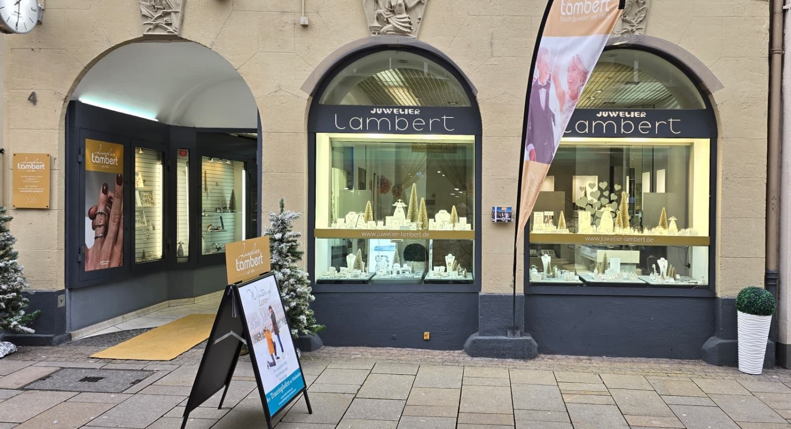 Juwelier Lambert Geschäft von Außen
