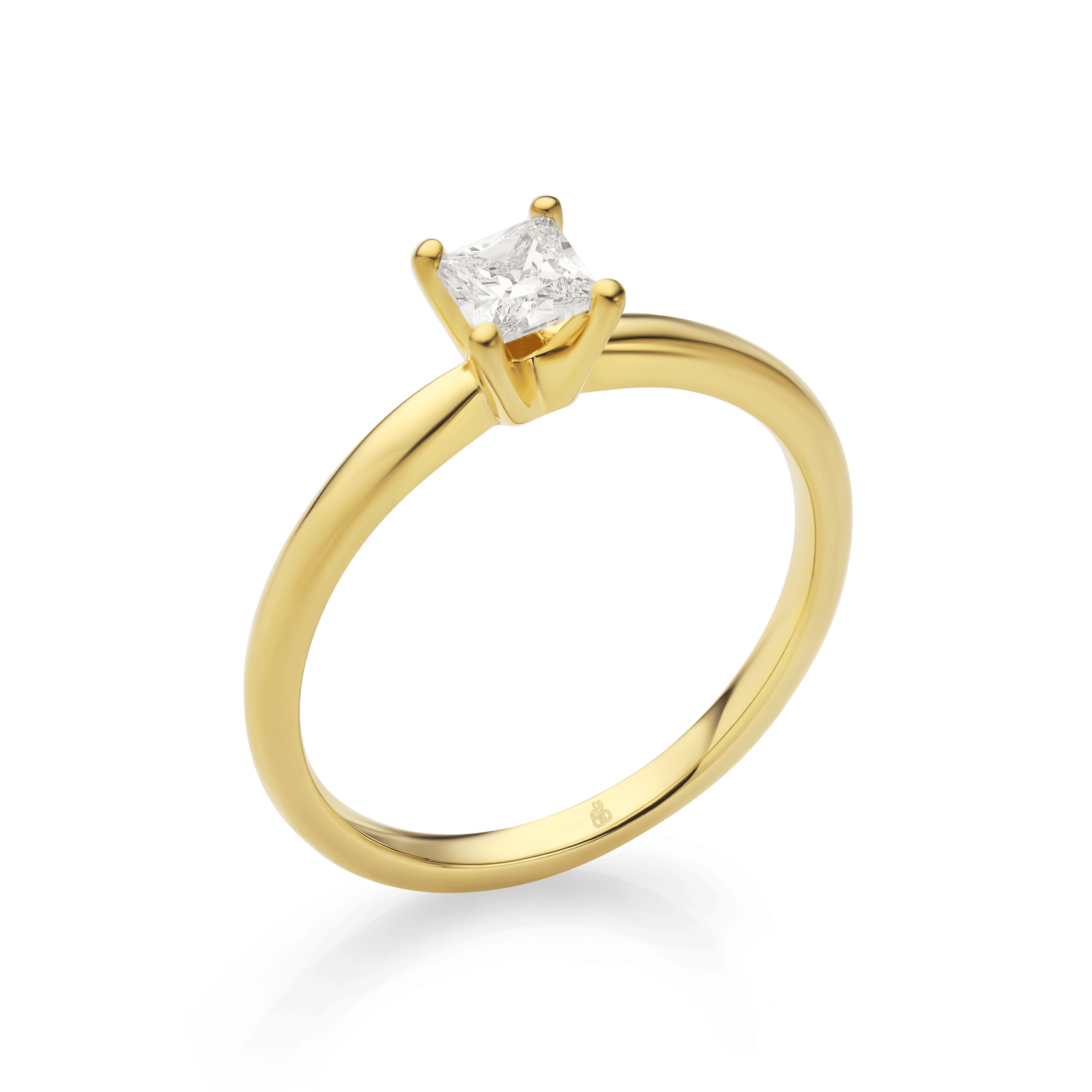 Rauschmayer Solitärring 585/- Gelbgold